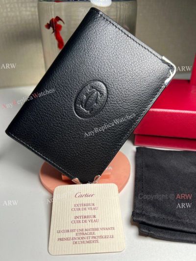 AAA Grade Cartier Black-Red Business Cartier card Holder